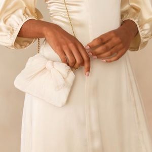 Loeffler Randall Rochelle Pearl Mini Bow Clutch